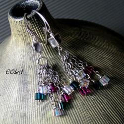 kolczyki z kryształkami Swarovskiego,kolorowe - Kolczyki - Biżuteria
