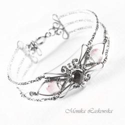 bransoleta,wire wrapping - Bransoletki - Biżuteria