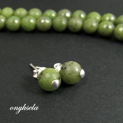drobne,zielone - Kolczyki - Biżuteria