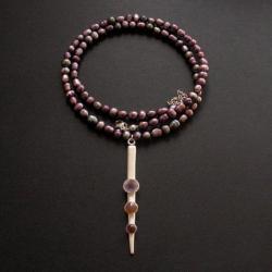 fiann,perły,biżuteria artystyczna - Naszyjniki - Biżuteria