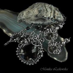 srebro,naszyjnik,kolczyki - Komplety - Biżuteria