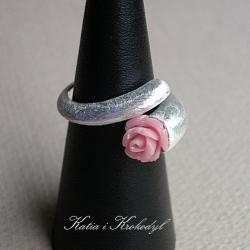 romantyczny,kwiat,róża - Pierścionki - Biżuteria