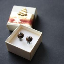 srebro oksyda bronzyt prezent - Kolczyki - Biżuteria