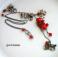 Naszyjniki wire-wrapping,ozdobny,organiczny,czerwony,Art Clay