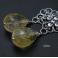 Kolczyki kolczyki,cytryn,fasetowany,srebro Bali