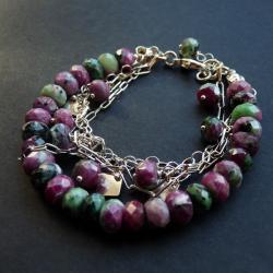 bransoleta z rubinami - Bransoletki - Biżuteria