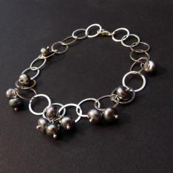 bransoleta z perłami - Bransoletki - Biżuteria