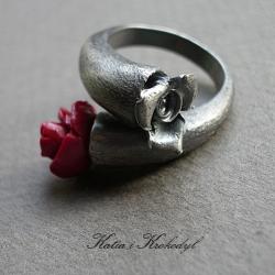 róże,romantyczny - Pierścionki - Biżuteria