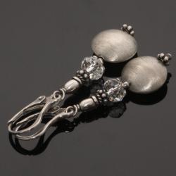 kolczyki oksydowane,srebro - Kolczyki - Biżuteria