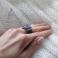 Pierścionki nowoczesny filcowy pierścień,z filcu,fluoryt