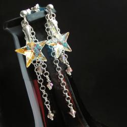 kolczyki gwiazdki,swarovski - Kolczyki - Biżuteria
