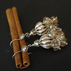 eleganckie kolczyki,kobiece,kyształy,swarovski - Kolczyki - Biżuteria