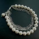 Bransoletki bransoleta z białą perłą,elegancka