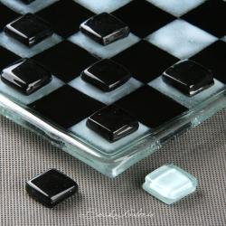 warcaby,gra,szachy,fusing,oryginalny prezent - Ceramika i szkło - Wyposażenie wnętrz