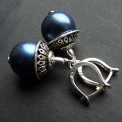 eleganckie kolczyki z perłami - Kolczyki - Biżuteria