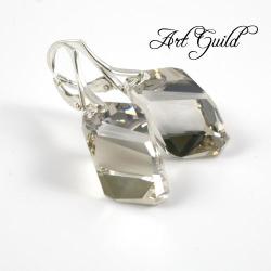 Swarovski Silver Shade,eleganckie kolczyki - Kolczyki - Biżuteria