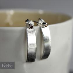 minimalistyczne kolczyki,rękodzieło,hebbe - Kolczyki - Biżuteria