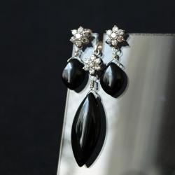 eleganckie,czarno-białe - Komplety - Biżuteria