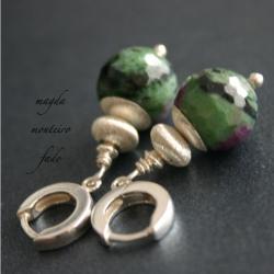 oryginalne,srebro,kolczyki,zielone,unikatowe,bali, - Kolczyki - Biżuteria