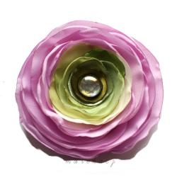 lila róż,kwiat,unikat,broszka - Broszki - Biżuteria