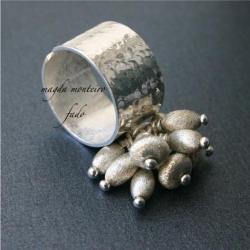 srebro,oryginalny,pierścionek,satynowany - Pierścionki - Biżuteria