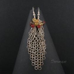 długie,lekkie,łańcuszki - Kolczyki - Biżuteria