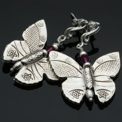 motyle,kolczyki z motylami - Kolczyki - Biżuteria