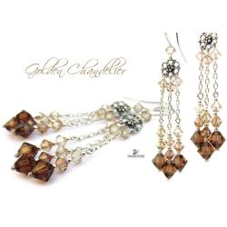 kolczyki z kryształami Swarovskiego,eleganckie - Kolczyki - Biżuteria