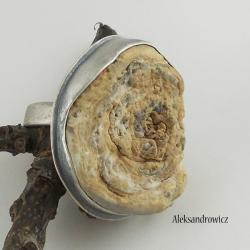 srebro. agat - Pierścionki - Biżuteria