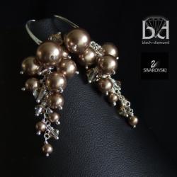 Gronka z perłami Swarovski - Kolczyki - Biżuteria