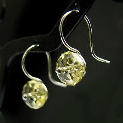 krótkie kolczyki z kryształami Swarovskiego - Kolczyki - Biżuteria