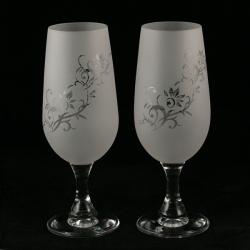szklane,romantyczne kolczyki,eleganckie - Ceramika i szkło - Wyposażenie wnętrz