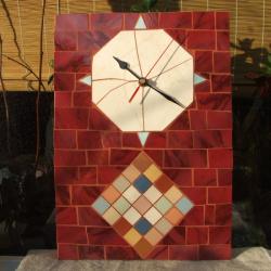 zegar,mozaika,ceramika - Zegary - Wyposażenie wnętrz