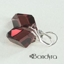 kolczyki,srebro,swarovski,eleganckie - Kolczyki - Biżuteria