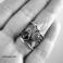 Pierścionki srebrny pierścionek z kamieniami