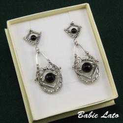 eleganckie kolczyki ze srebra - Kolczyki - Biżuteria
