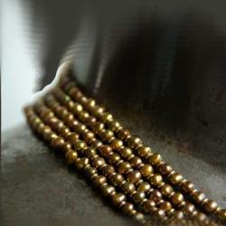 złocenie,perły,naszyjnik,srebro - Naszyjniki - Biżuteria