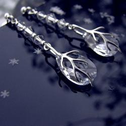 kolczyki z migadałem łzą Swarovski crystal - Kolczyki - Biżuteria