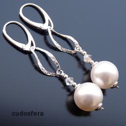 eleganckie kolczyki,romantyczne,kobiece,z perłami - Kolczyki - Biżuteria