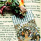 Zakładki do książek zakładka do książki,Alfons Mucha,kobieta,frędzel